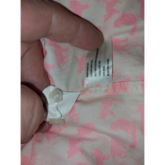 GAP CAT ALL OVER PRINT FITTED BOYFRIEND LS SHIRT WOMENS SZ XS - Picture 6 of 6